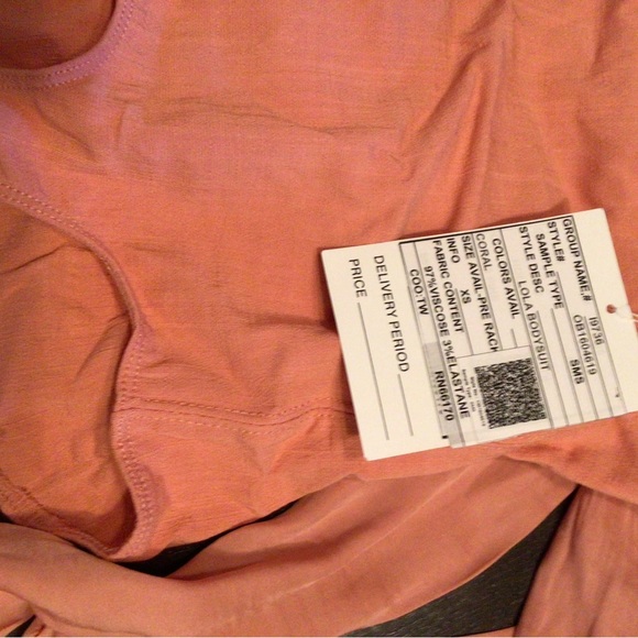 NEW! FP intimately coral LOLA bodysuit - Picture 7 of 7